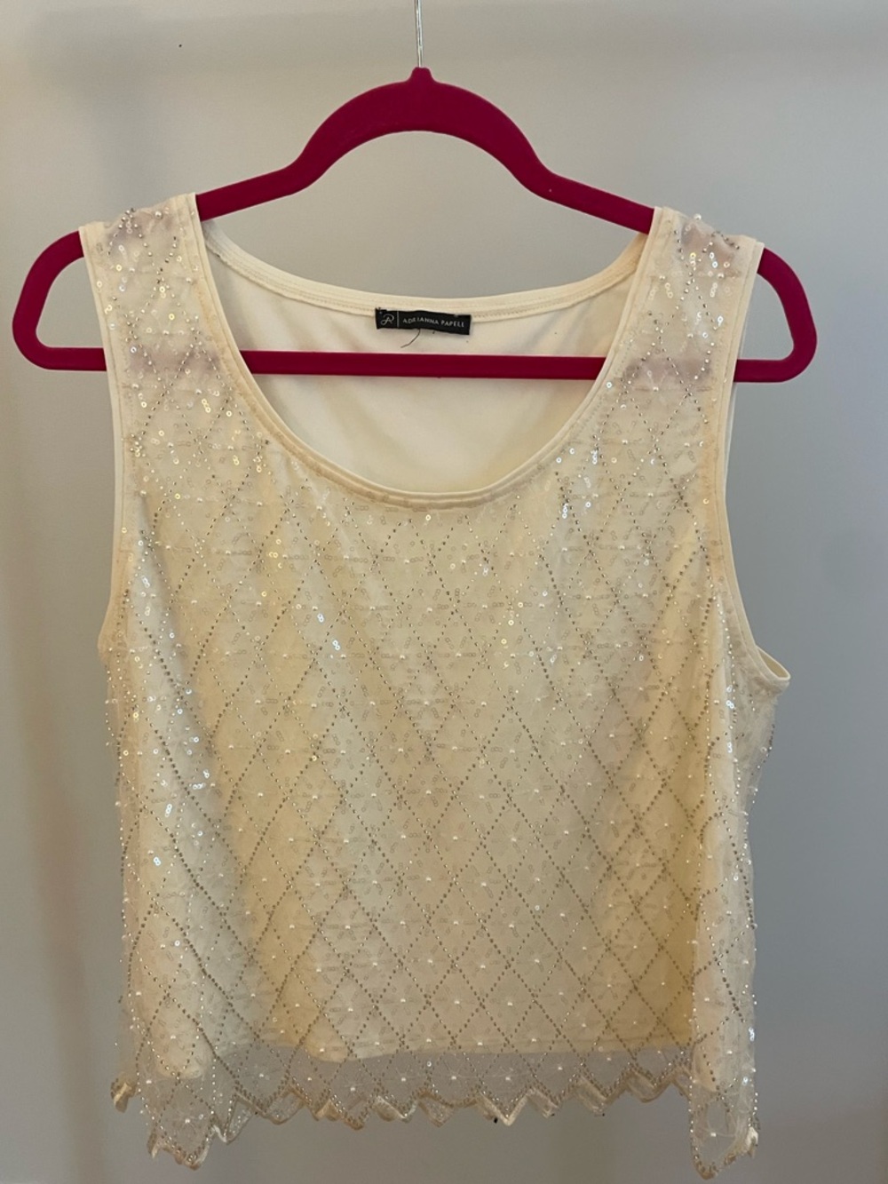 Adrianna Papell Ivory Top